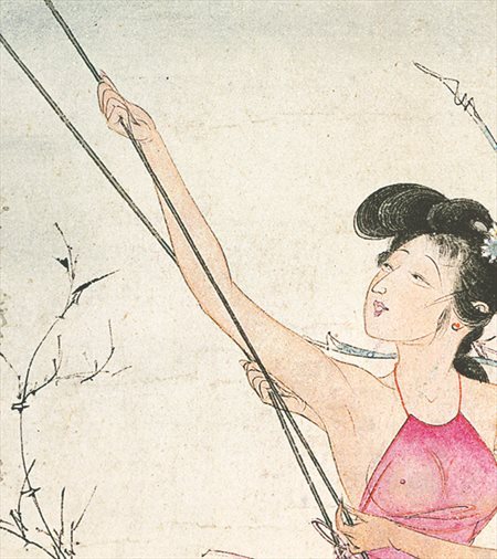 庄河-胡也佛的仕女画和最知名的金瓶梅秘戏图